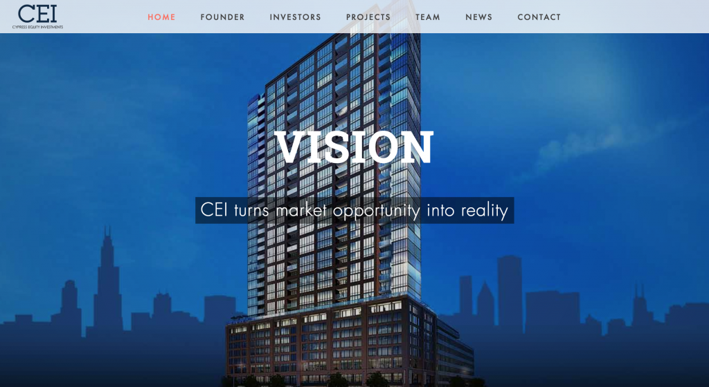 Cypress Equity Investments (CEI) Website