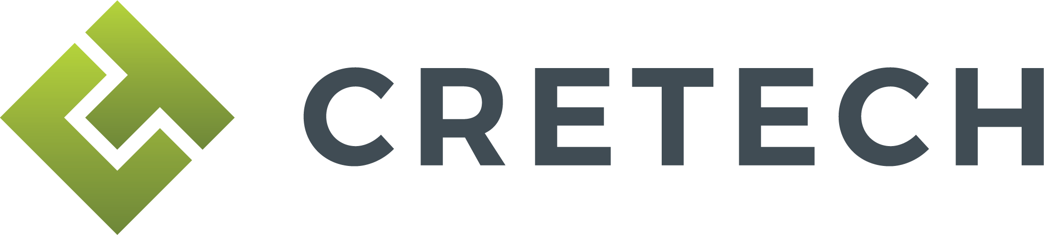 CREtech Logo Horizontal Blue Green