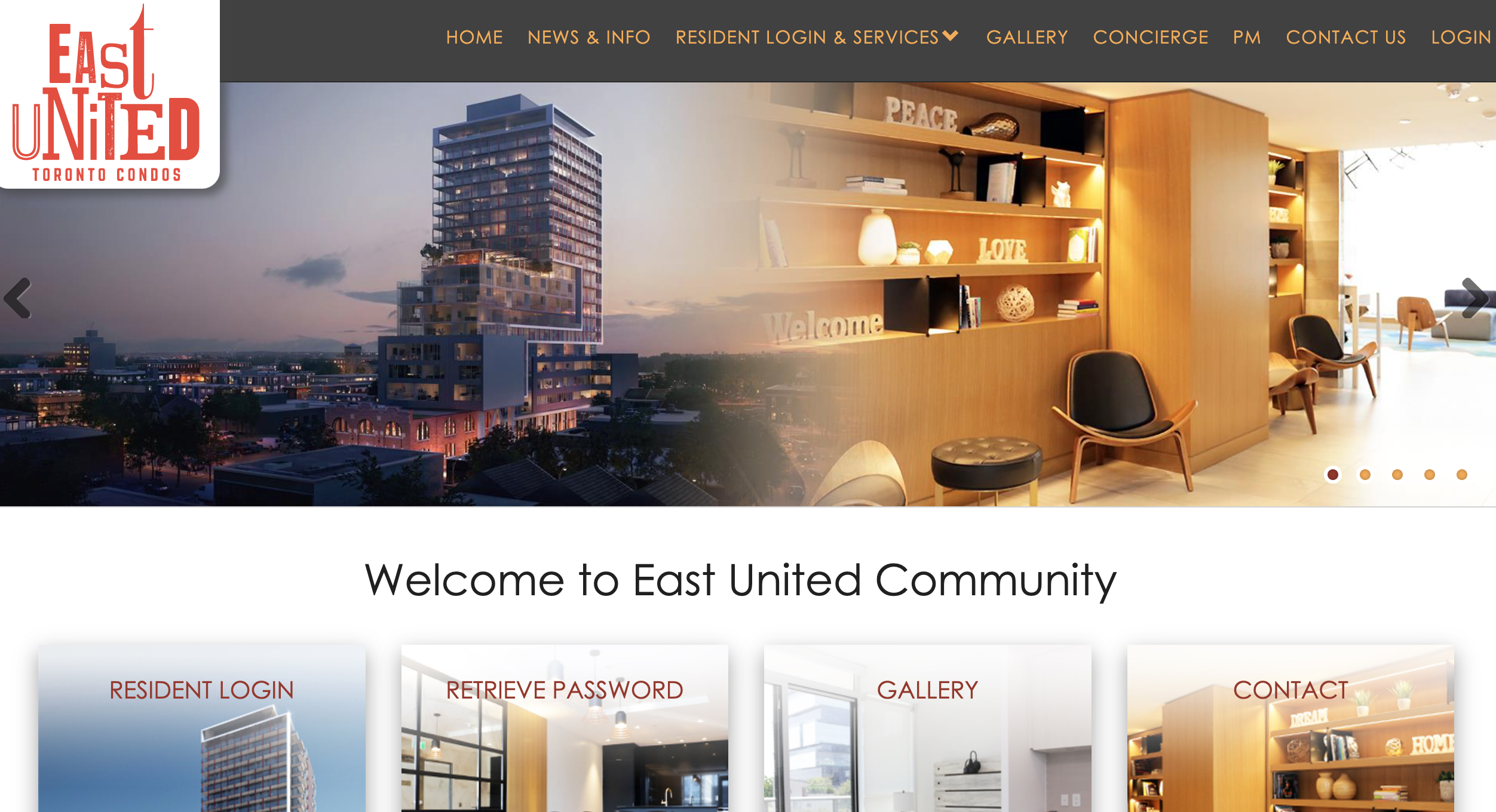 East United Toronto - Best Propert Website Designs