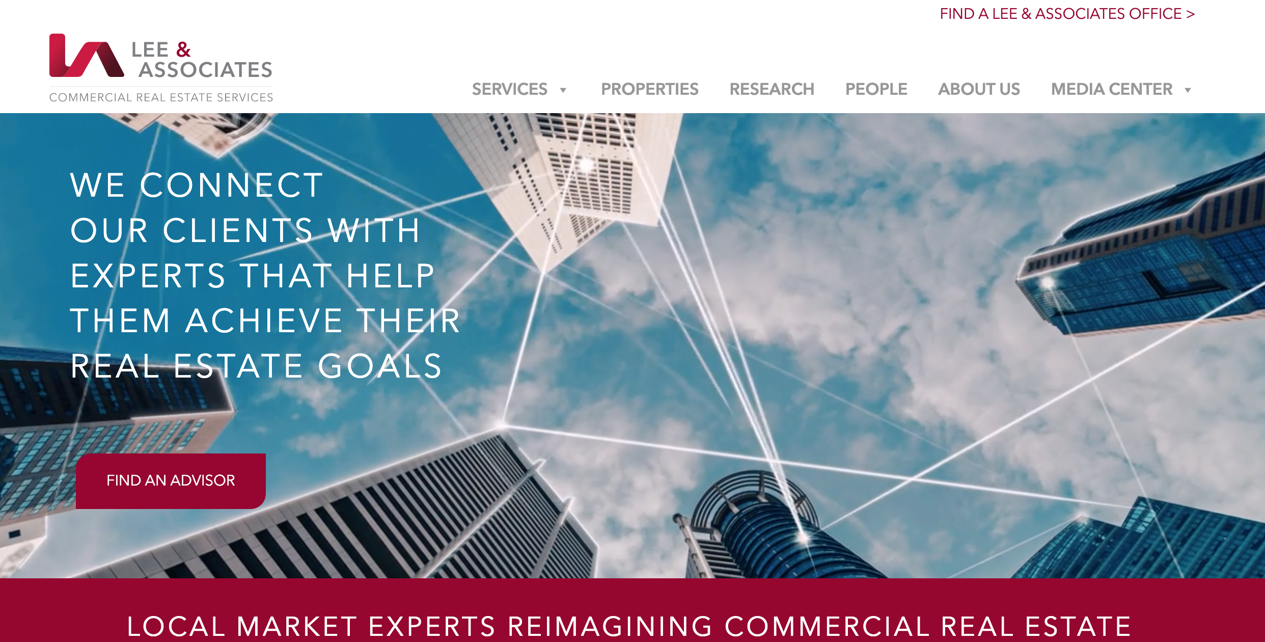 Lee & Associates - Best Commercial Real Estate Websites