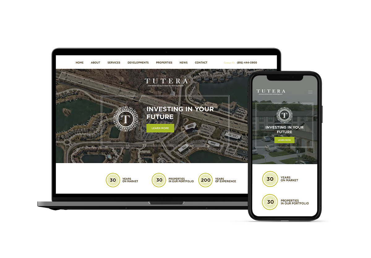 Tutera Kansas City Commercial Real Estate Website Digital Marketing inMotion Real Estate