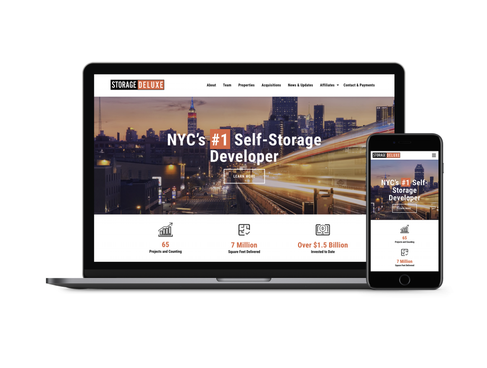Storage Deluxe NYC inMotion Website