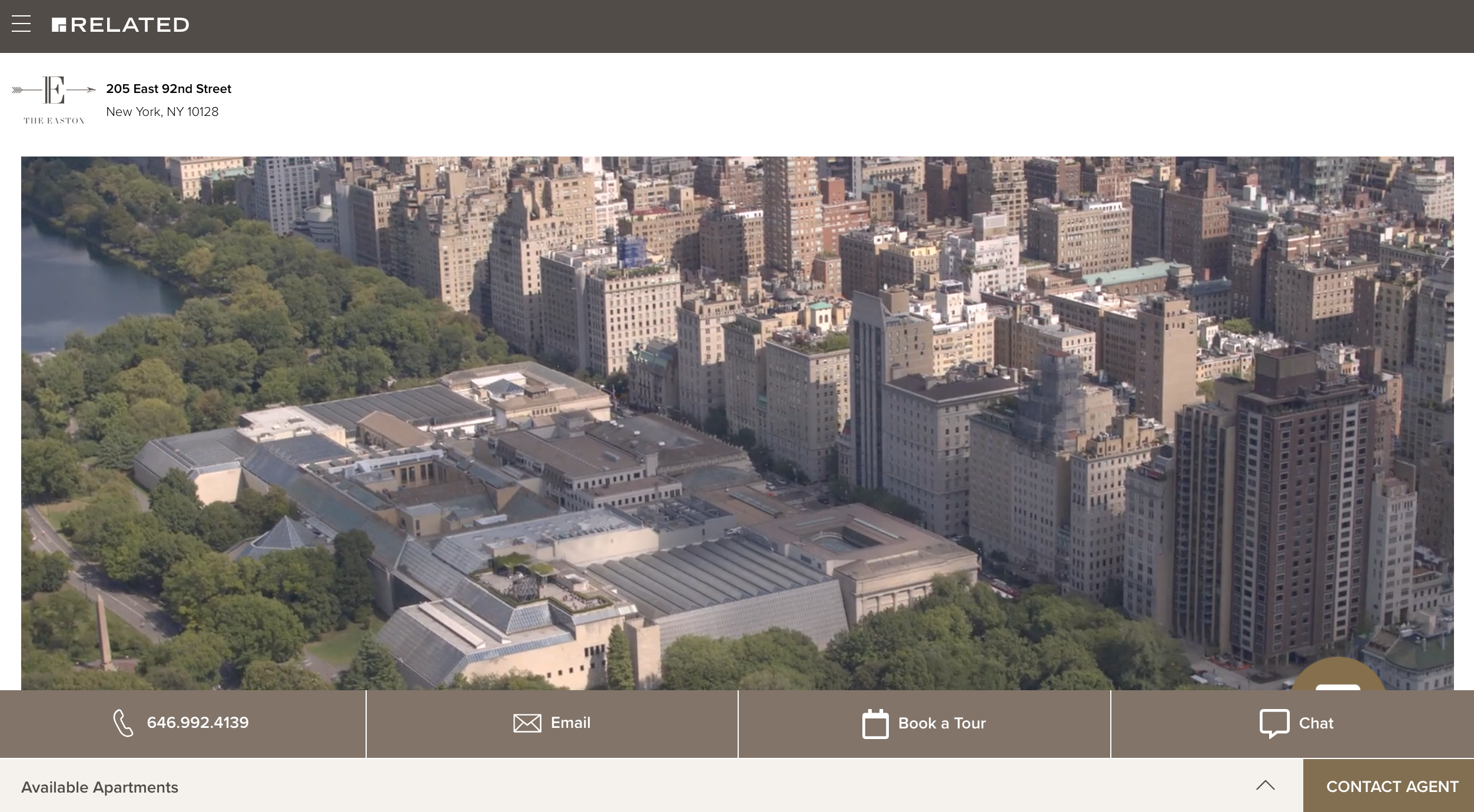 The Easton NYC - Best Property Website Designs