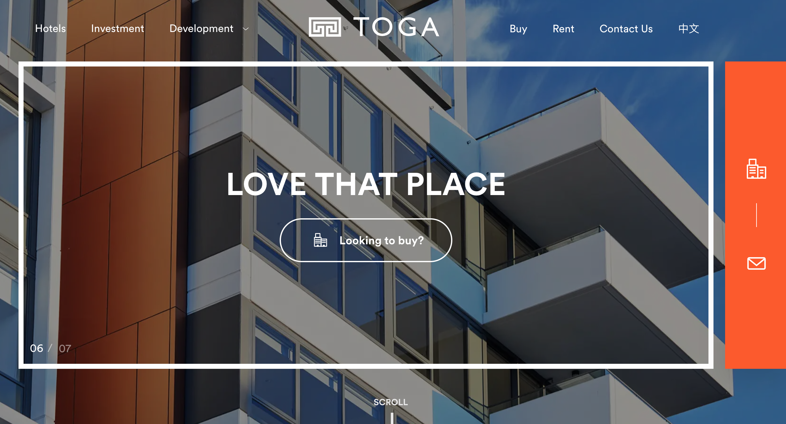 Toga Apartments - Best Real Estate Web Design