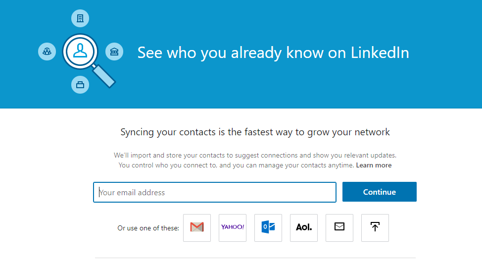 how to import contacts to linkedin 